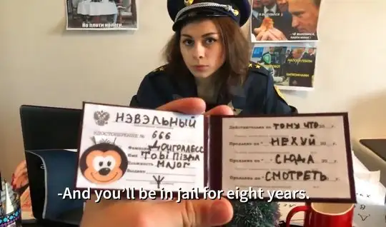 Russian passionate parody on the everyday life of the charming police in the form